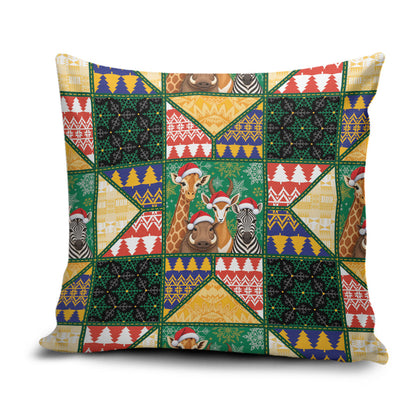 South Africa Christmas Pillow Cover Patchwork Style