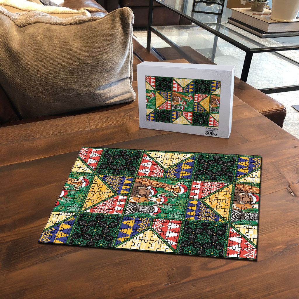 South Africa Christmas Puzzle Patchwork Style