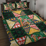 South Africa Christmas Quilt Bed Set Patchwork Style
