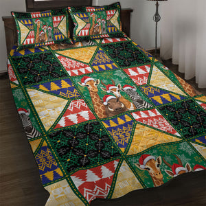 South Africa Christmas Quilt Bed Set Patchwork Style