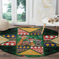South Africa Christmas Round Carpet Patchwork Style