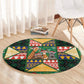 South Africa Christmas Round Carpet Patchwork Style
