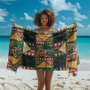 South Africa Christmas Sarong Patchwork Style
