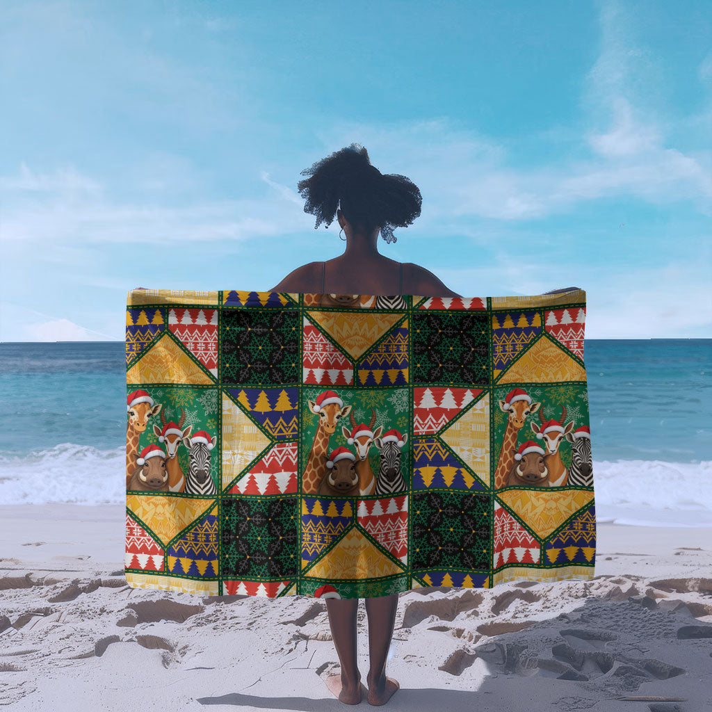 South Africa Christmas Sarong Patchwork Style