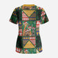 South Africa Christmas Scrub Top Patchwork Style