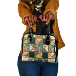 South Africa Christmas Shoulder Handbag Patchwork Style