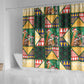 South Africa Christmas Shower Curtain Patchwork Style