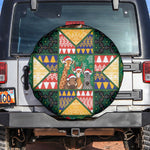 South Africa Christmas Spare Tire Cover Patchwork Style