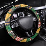 South Africa Christmas Steering Wheel Cover Patchwork Style