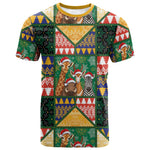 South Africa Christmas T shirt Patchwork Style