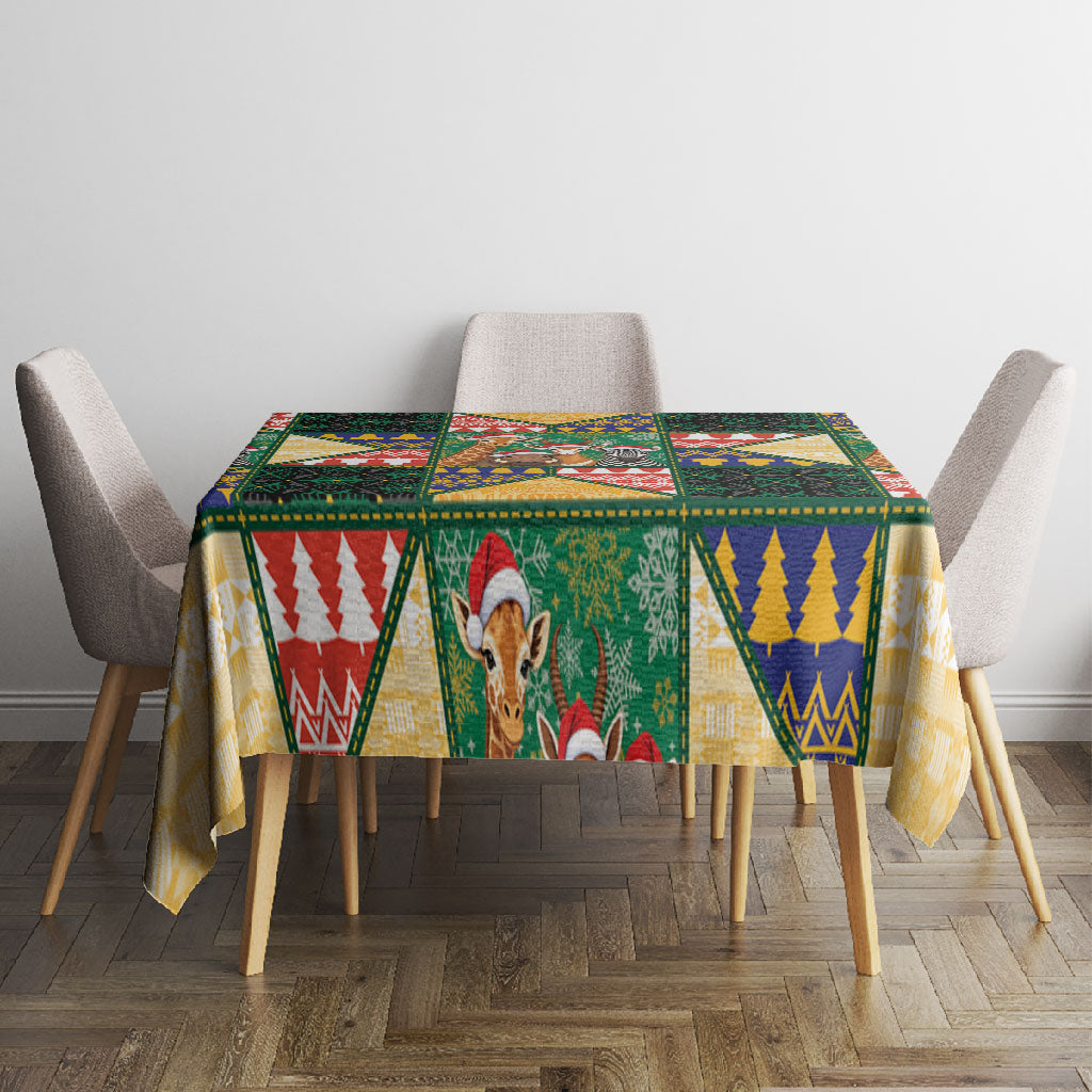 South Africa Christmas Tablecloth Patchwork Style