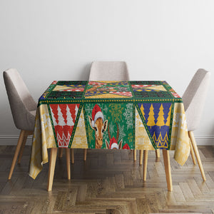South Africa Christmas Tablecloth Patchwork Style