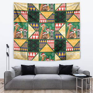 South Africa Christmas Tapestry Patchwork Style