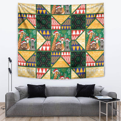South Africa Christmas Tapestry Patchwork Style