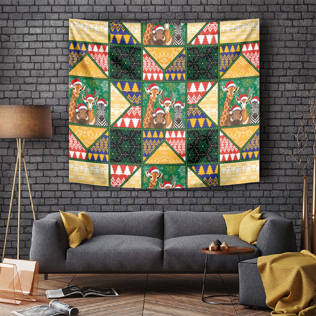 South Africa Christmas Tapestry Patchwork Style