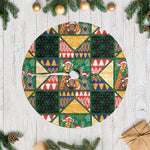 South Africa Christmas Tree Skirt Patchwork Style