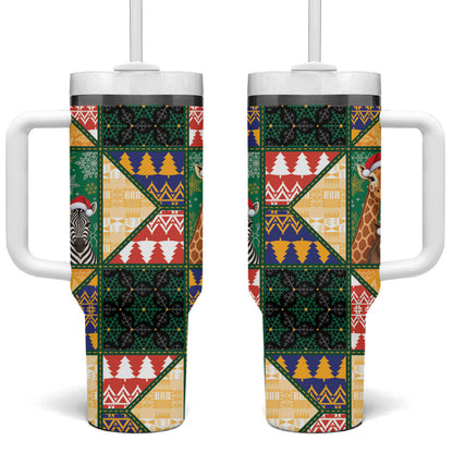 South Africa Christmas Tumbler With Handle Patchwork Style