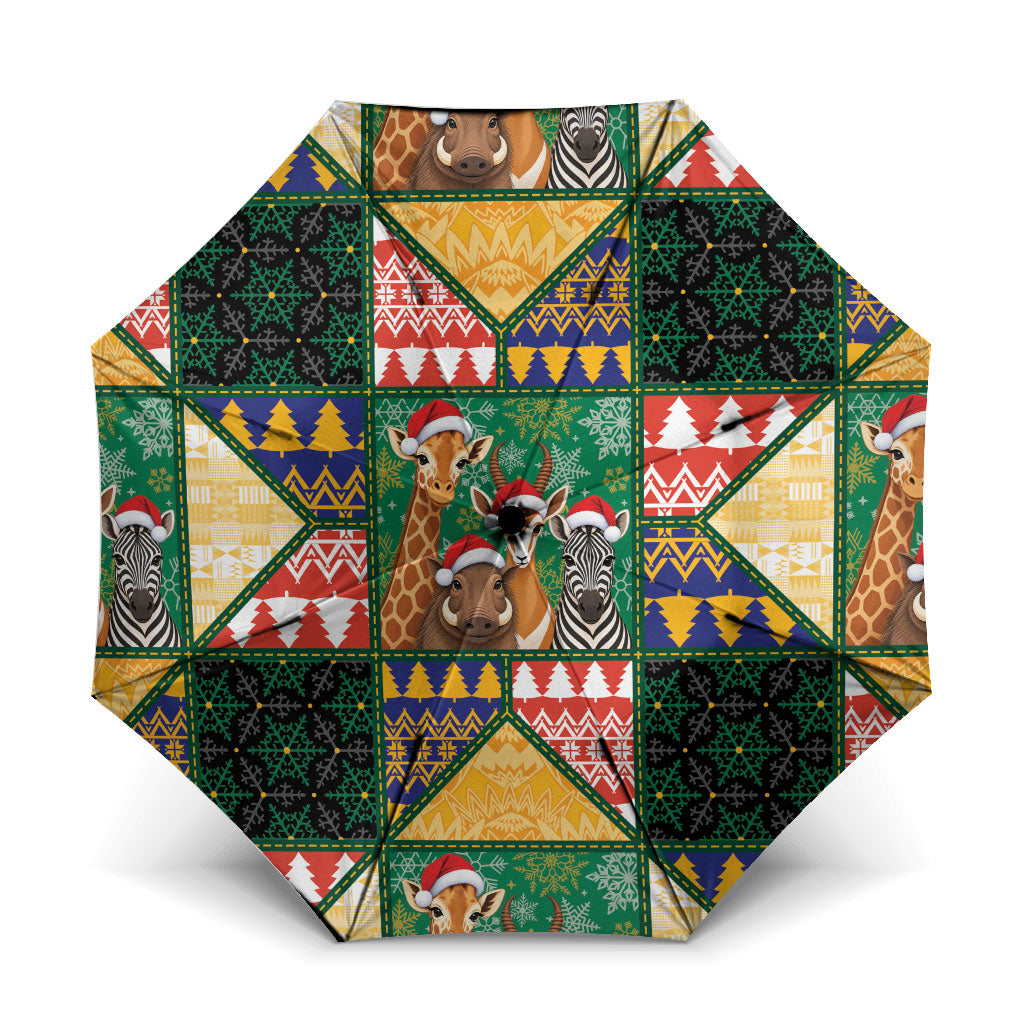 South Africa Christmas Umbrella Patchwork Style