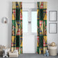 South Africa Christmas Window Curtain Patchwork Style