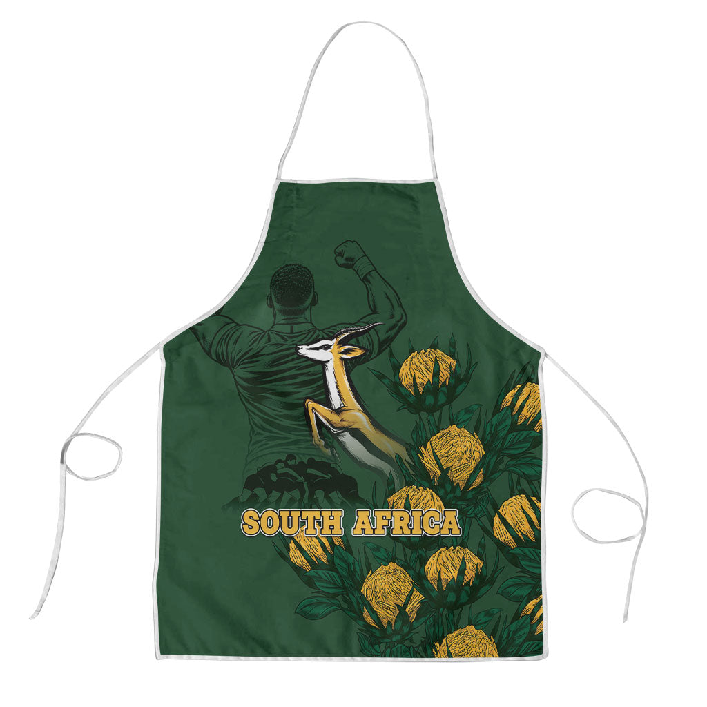 South Africa Rugby Pride Apron Springbok With King Protea