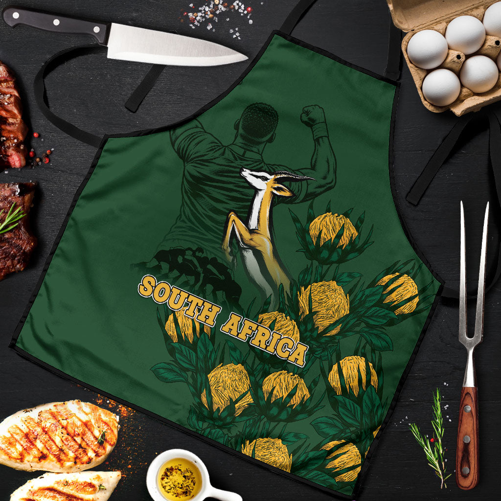 South Africa Rugby Pride Apron Springbok With King Protea