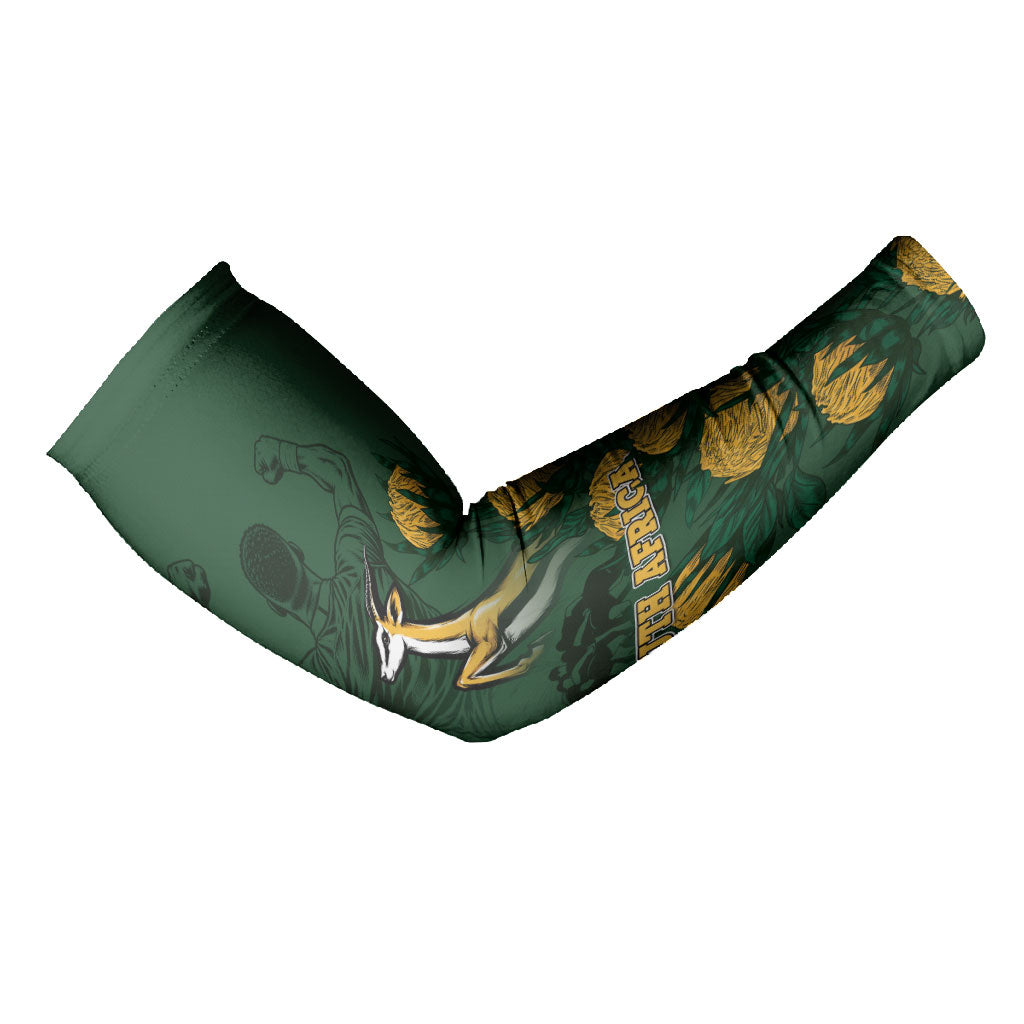 South Africa Rugby Pride Arm Sleeves Springbok With King Protea