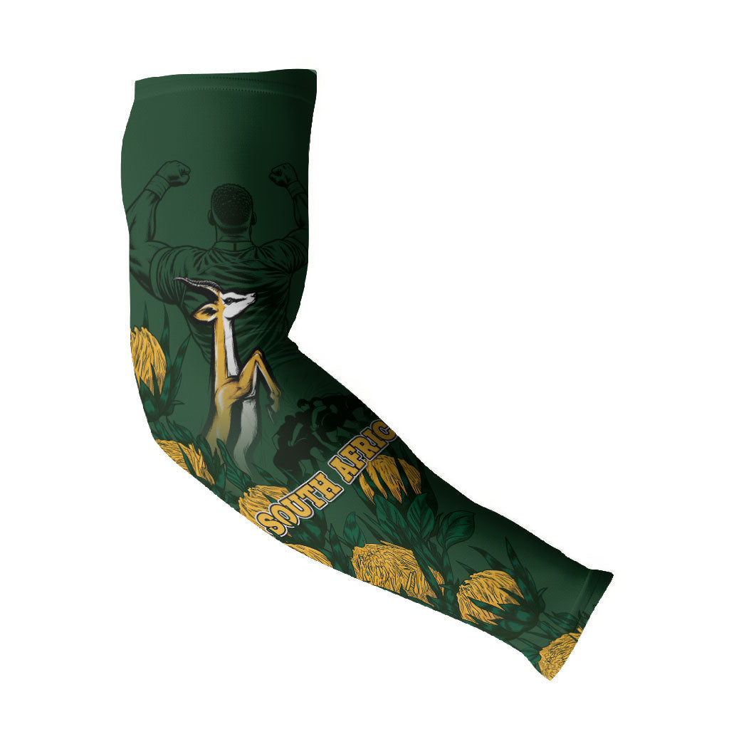 South Africa Rugby Pride Arm Sleeves Springbok With King Protea