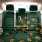 South Africa Rugby Pride Back Car Seat Cover Springbok With King Protea