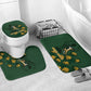 South Africa Rugby Pride Bathroom Set Springbok With King Protea