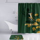 South Africa Rugby Pride Bathroom Set Springbok With King Protea