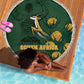South Africa Rugby Pride Beach Blanket Springbok With King Protea
