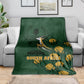 South Africa Rugby Pride Blanket Springbok With King Protea