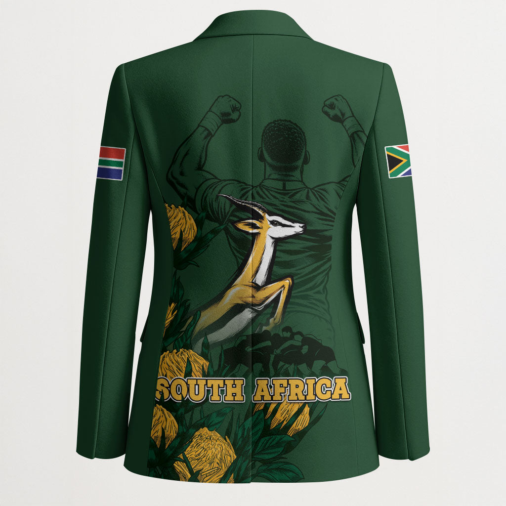 South Africa Rugby Pride Blazer Springbok With King Protea