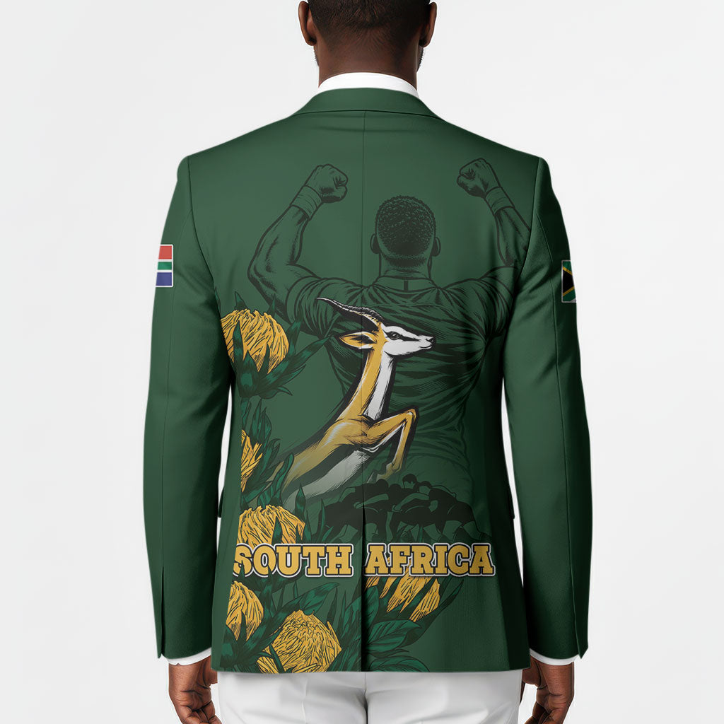 South Africa Rugby Pride Blazer Springbok With King Protea