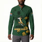 South Africa Rugby Pride Button Sweatshirt Springbok With King Protea