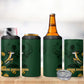 South Africa Rugby Pride 4 in 1 Can Cooler Tumbler Springbok With King Protea