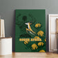 South Africa Rugby Pride Canvas Wall Art Springbok With King Protea