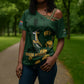 South Africa Rugby Pride Cross Shoulder Shirt Springbok With King Protea