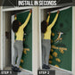 South Africa Rugby Pride Door Cover Springbok With King Protea