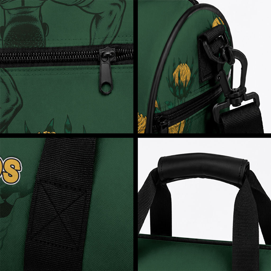 South Africa Rugby Pride Duffle Bag Springbok With King Protea