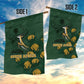 South Africa Rugby Pride Garden Flag Springbok With King Protea