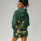 South Africa Rugby Pride Hoodie Dress Springbok With King Protea