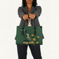 South Africa Rugby Pride Leather Bag Springbok With King Protea