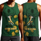 South Africa Rugby Pride Men Tank Top Springbok With King Protea