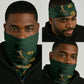 South Africa Rugby Pride Neck Gaiter Springbok With King Protea
