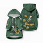 South Africa Rugby Pride Pet Hoodie Springbok With King Protea