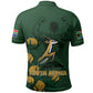 South Africa Rugby Pride Polo Shirt Springbok With King Protea