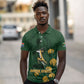 South Africa Rugby Pride Polo Shirt Springbok With King Protea