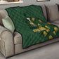 South Africa Rugby Pride Quilt Springbok With King Protea