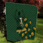 South Africa Rugby Pride Quilt Springbok With King Protea